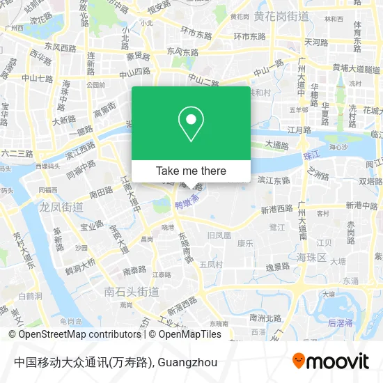 中国移动大众通讯(万寿路) map