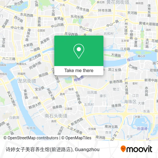 诗婷女子美容养生馆(前进路店) map