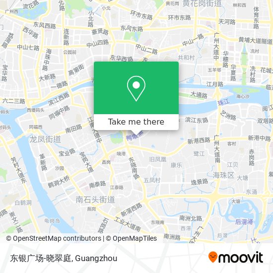 东银广场-晓翠庭 map