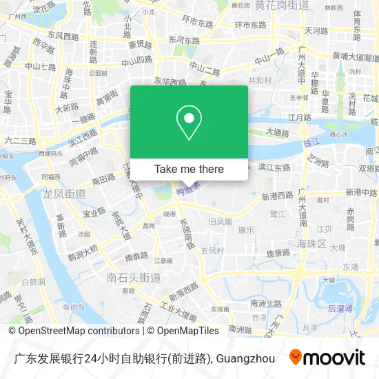 广东发展银行24小时自助银行(前进路) map