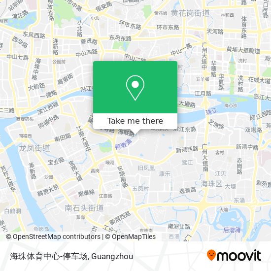 海珠体育中心-停车场 map