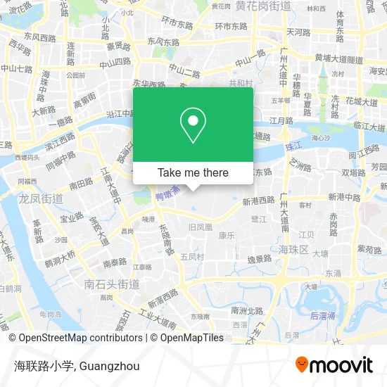 海联路小学 map