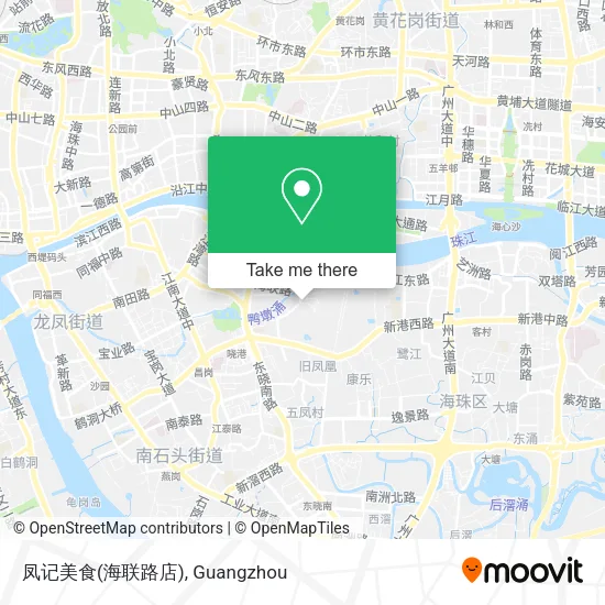 凤记美食(海联路店) map