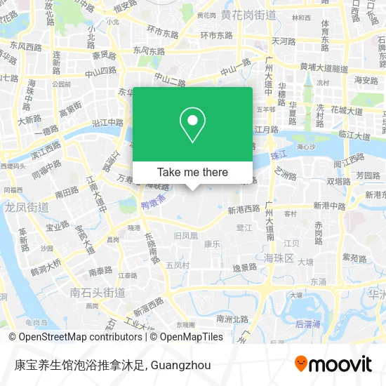康宝养生馆泡浴推拿沐足 map