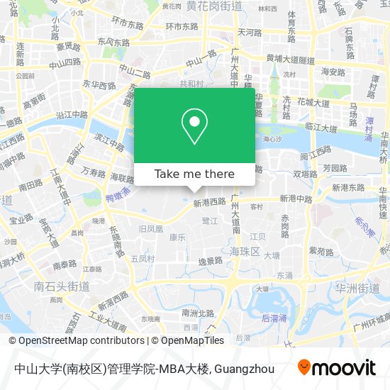 中山大学(南校区)管理学院-MBA大楼 map