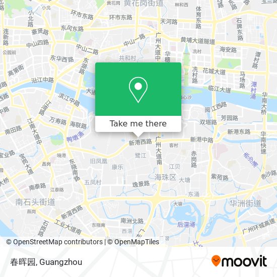 春晖园 map