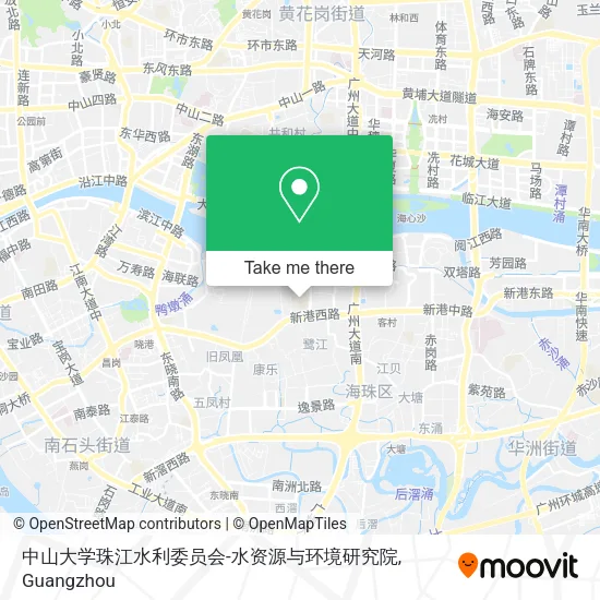 中山大学珠江水利委员会-水资源与环境研究院 map