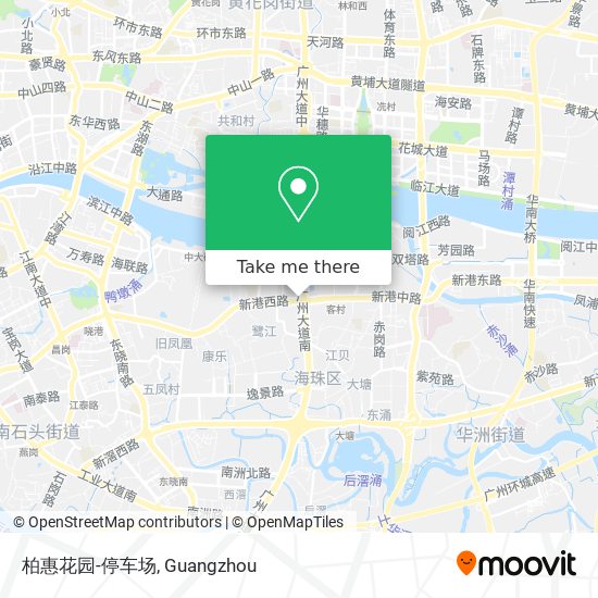 柏惠花园-停车场 map