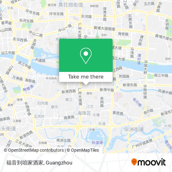 福音到咱家酒家 map