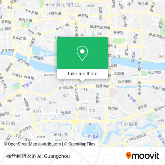 福音到咱家酒家 map