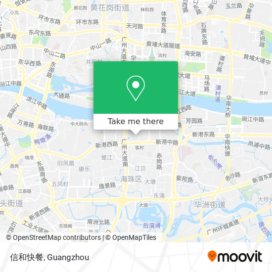 信和快餐 map