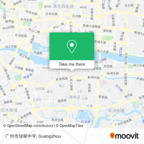 广州市绿翠中学 map
