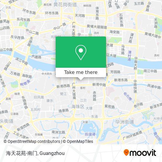 海天花苑-南门 map