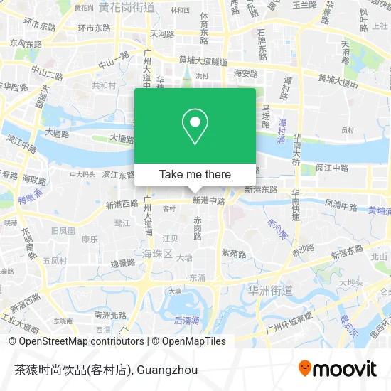 茶猿时尚饮品(客村店) map