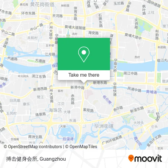 搏击健身会所 map