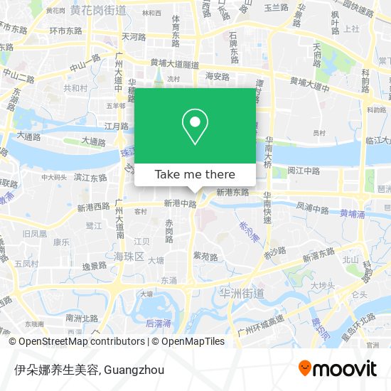 伊朵娜养生美容 map