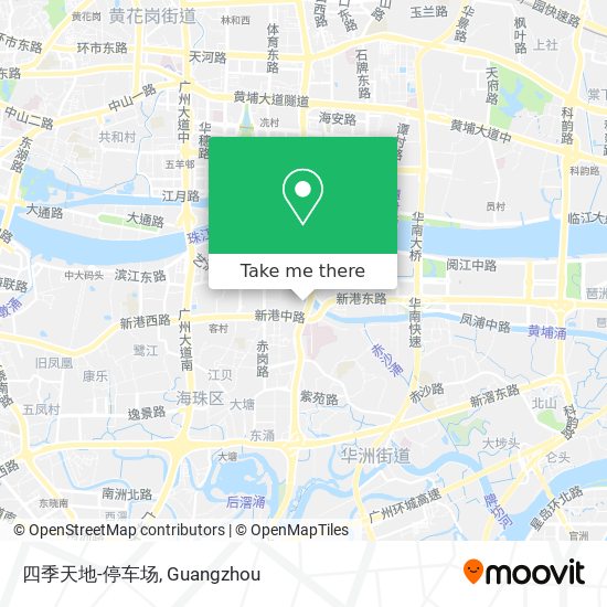 四季天地-停车场 map