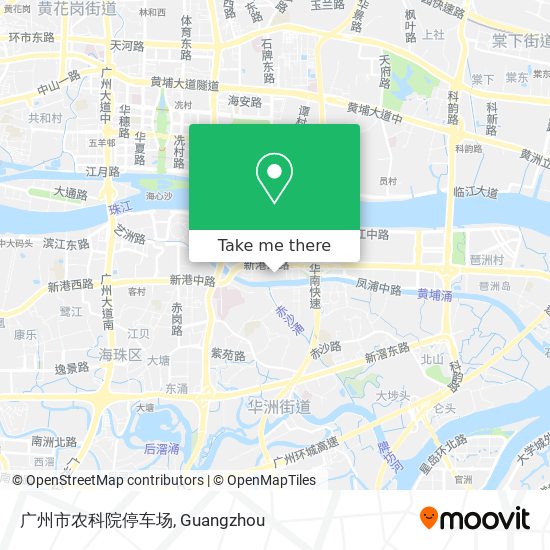 广州市农科院停车场 map