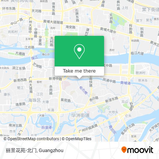 丽景花苑-北门 map
