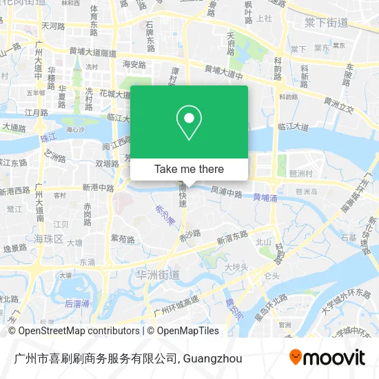 广州市喜刷刷商务服务有限公司 map