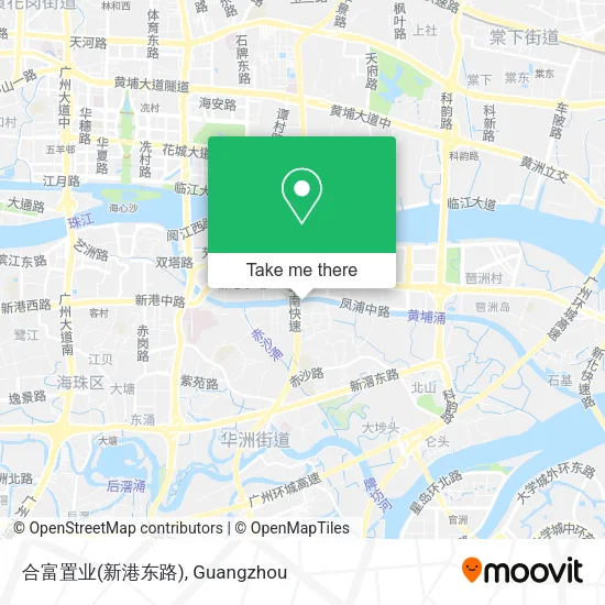 合富置业(新港东路) map