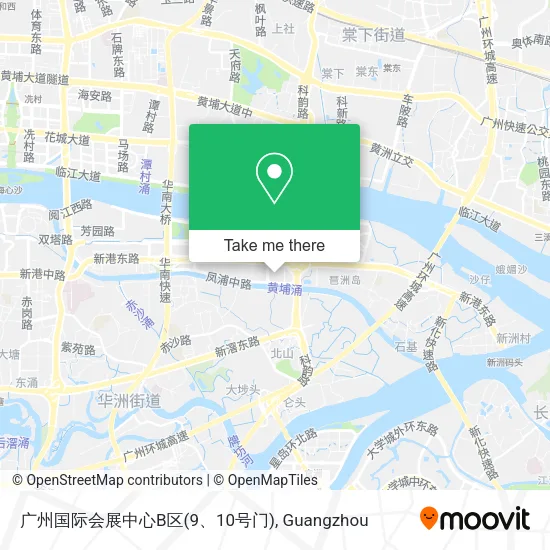 广州国际会展中心B区(9、10号门) map