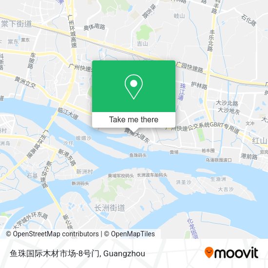 鱼珠国际木材市场-8号门 map