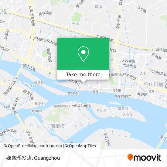 娣鑫理发店 map