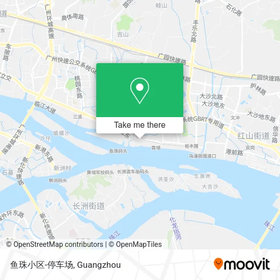 鱼珠小区-停车场 map