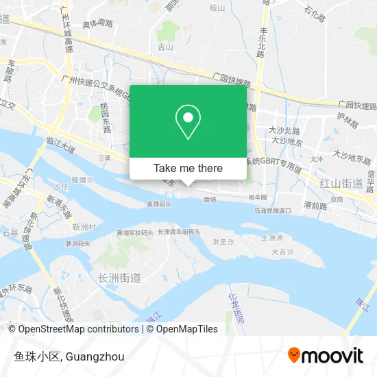 鱼珠小区 map
