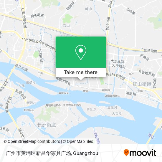 广州市黄埔区新昌华家具广场 map