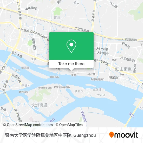暨南大学医学院附属黄埔区中医院 map