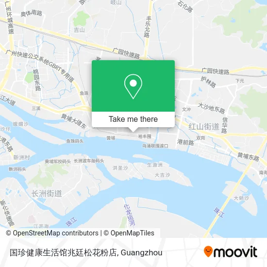 国珍健康生活馆兆廷松花粉店 map