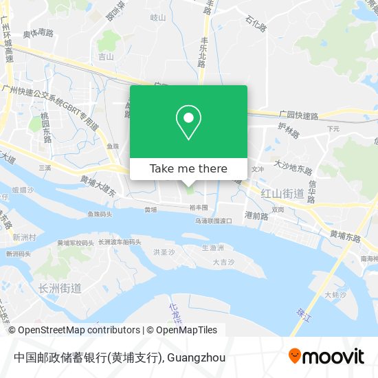 中国邮政储蓄银行(黄埔支行) map