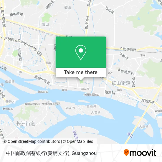 中国邮政储蓄银行(黄埔支行) map