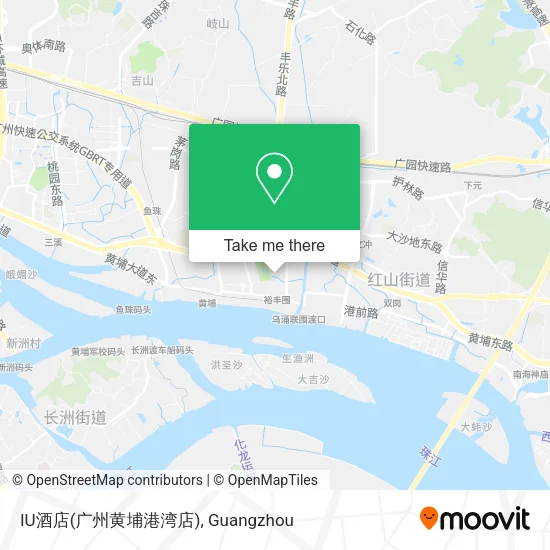IU酒店(广州黄埔港湾店) map