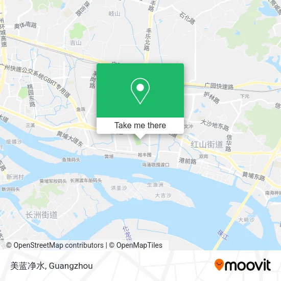 美蓝净水 map