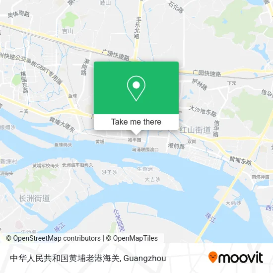 中华人民共和国黄埔老港海关 map