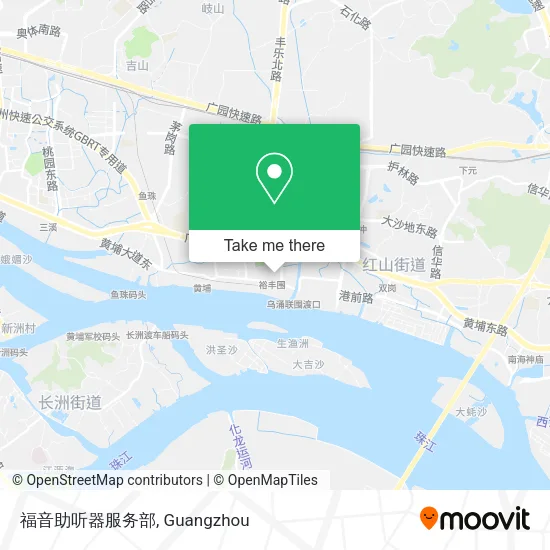 福音助听器服务部 map