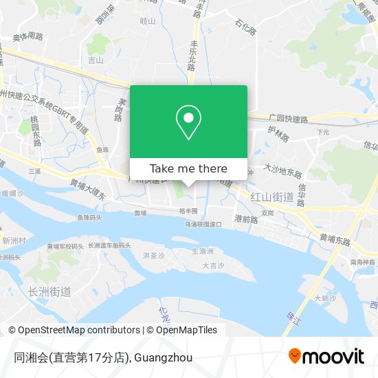 同湘会(直营第17分店) map