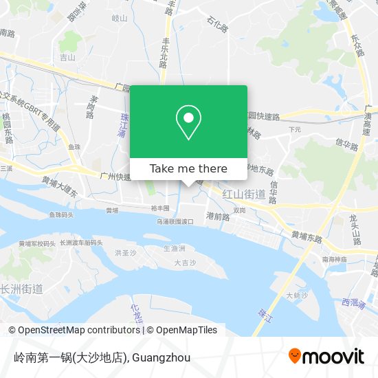 岭南第一锅(大沙地店) map