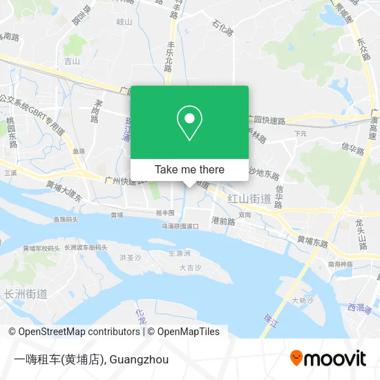 一嗨租车(黄埔店) map