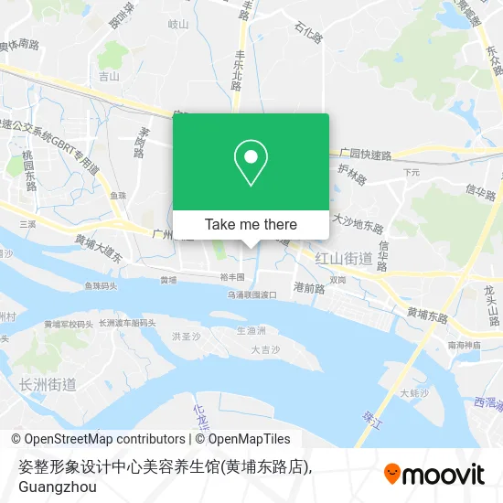 姿整形象设计中心美容养生馆(黄埔东路店) map