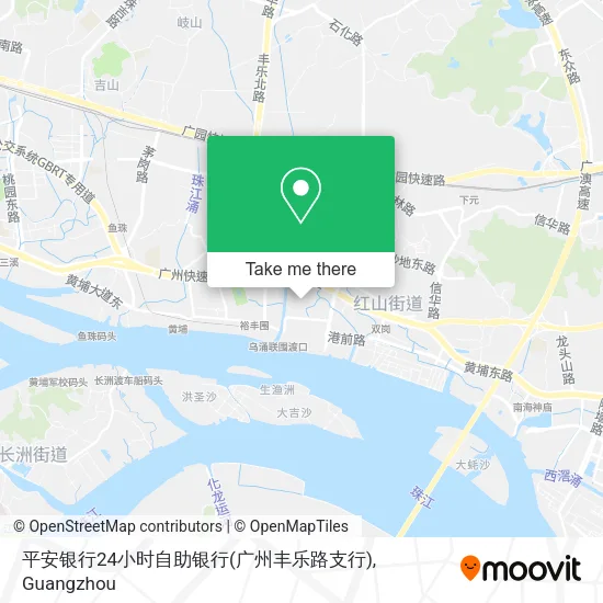 平安银行24小时自助银行(广州丰乐路支行) map