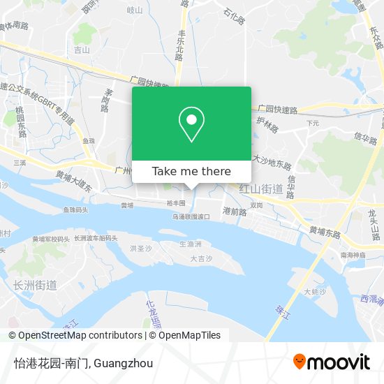 怡港花园-南门 map