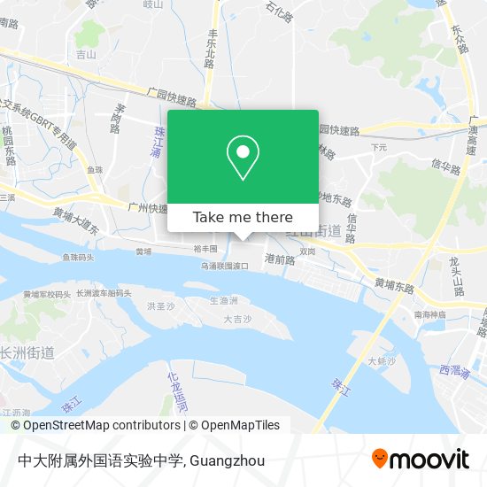 中大附属外国语实验中学 map