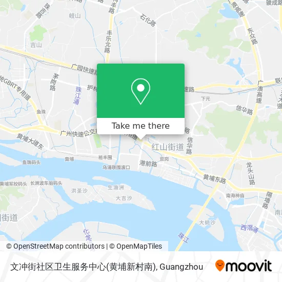 文冲街社区卫生服务中心(黄埔新村南) map
