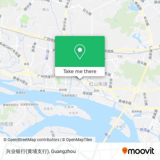 兴业银行(黄埔支行) map