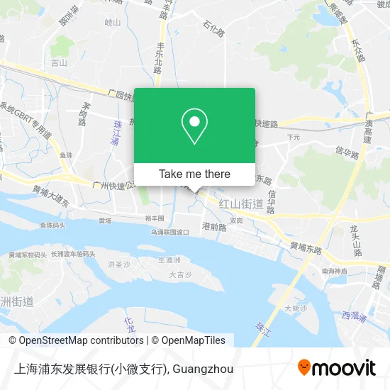 上海浦东发展银行(小微支行) map