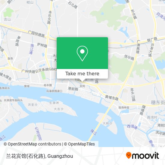 兰花宾馆(石化路) map
